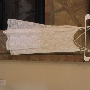 Ivory lace dress